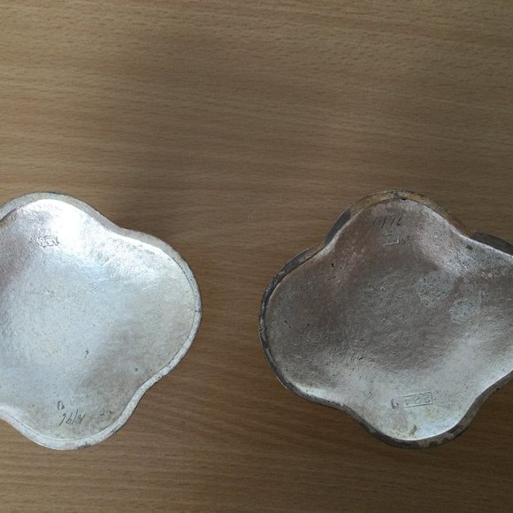 Pair vintage W D & Co silver plated candlestick holders 18/96 limited edition - Picture 6 of 6